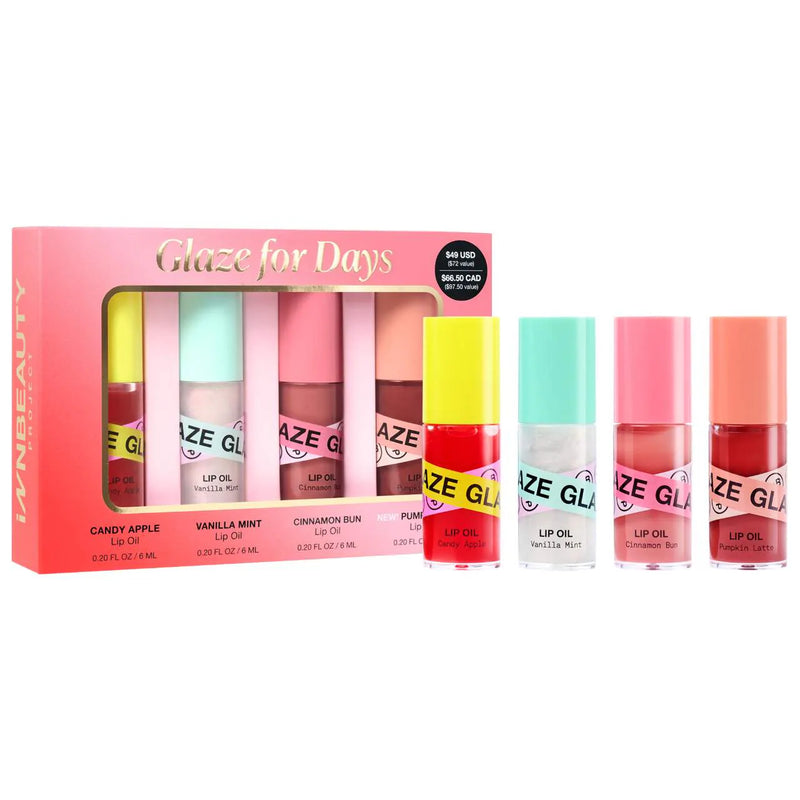 *PREORDEN: Latte Lips Lip Oil Glaze Duo - iNNBEAUTY PROJECT / Set 4 pzas gloss humectante (EDICIÓN LIMITADA)