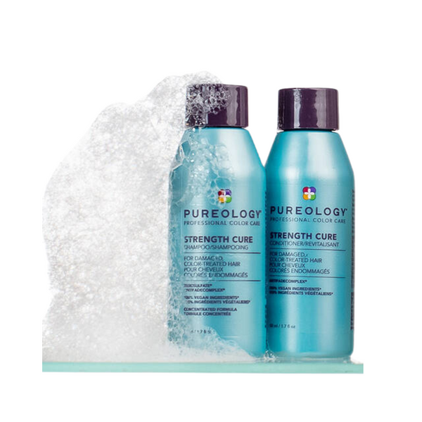 Pureology Set Strength Cure Shampoo + Conditioner 50 ml c/u - Pureology / Set de shampoo y acondicionador tamaño de viaje