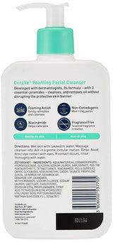 Foaming Facial Cleanser - Cerave / limpiador facial en espuma, piel normal a grasa