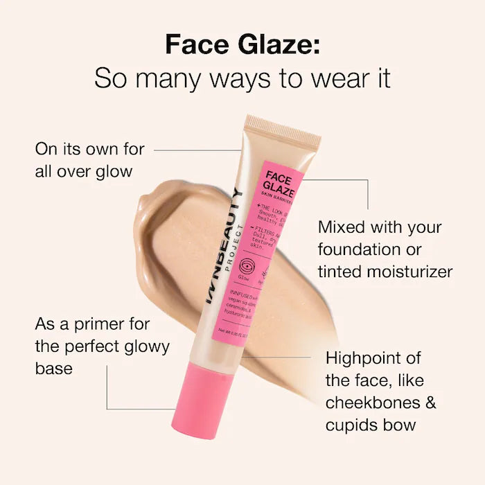 *PREORDEN: Face Glaze Skin Barrier Protect & Glow Moisturizer - iNNBEAUTY PROYECT / Crema iluminadora