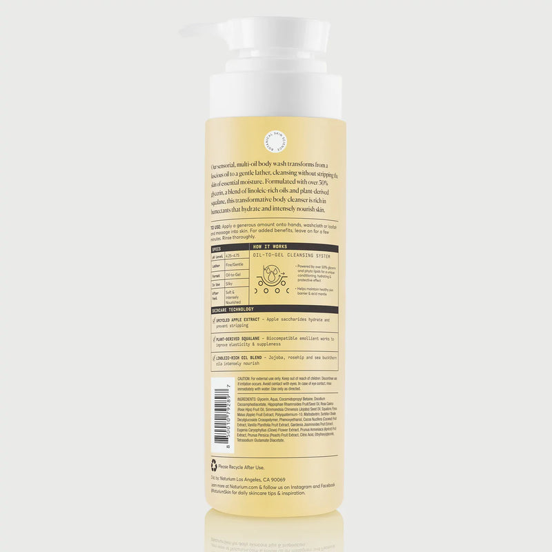 The Glow Getter Multi-Oil Hydrating Body Wash - Naturium / Gel de baño en aceite hidratante