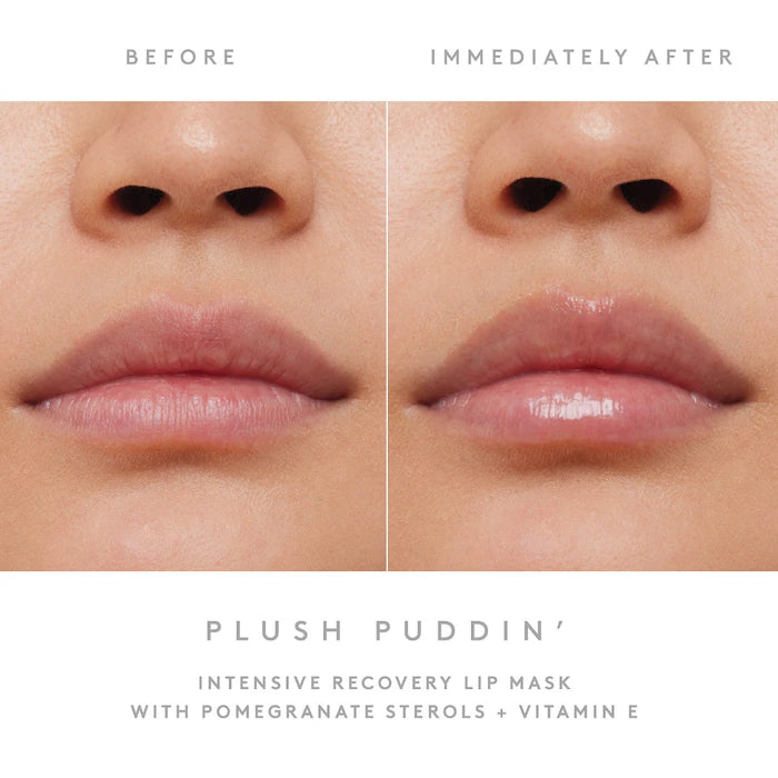*PREORDEN: Plush Puddin’ Intensive Recovery Lip Mask With Pomegranate Sterols + Vitamin E / Fenty Skin - Mascarilla para labios más voluminosos